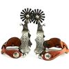 Image 1 : L&M double mounted spurs with 2 1/2" chap