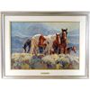 Image 1 : "High Mesa Mustangs" original oil on canvas