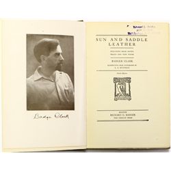 Signed with inscription  Sun and Saddle Leather 