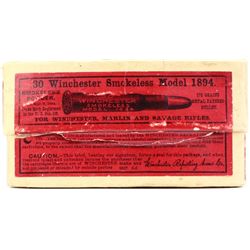 Winchester full correct 30 WCF ammo for