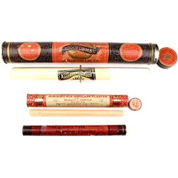 Collection of 3 scarce early medical tins