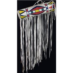 C. 1920's Umitilla painted par fleche container