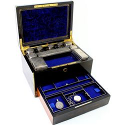 Fine rosewood cased travel set C. 1870