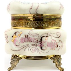 Beautiful large impressive Wave Crest dresser box