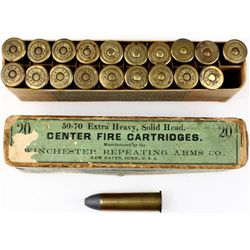 Winchester 50-70 full correct ammo.