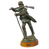 Image 1 : "Into the North Wind" bronze #28/30 by Joe Beeler