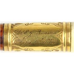 Gold and ivory handles doctors buggy whip