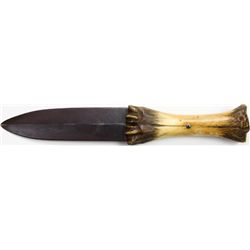 Large bone handle dag knife 8" blade,