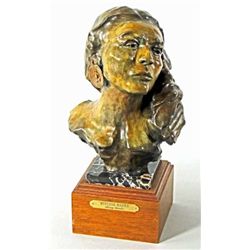 "Montana Maiden" bronze #8/35 by Sherry Sanders