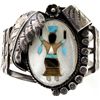 Image 1 : Sterling silver Zuni inlaid bracelet