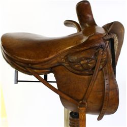 Victorian 2 horn ladies side saddle 21" padded