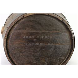 John Treber Deadwood SD stamped whiskey