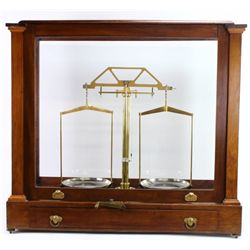 Large impressive cased gold scale