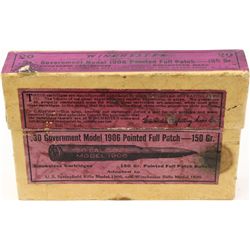 Sealed Winchester 30 Government Model 1906