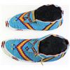 Image 1 : Fine C. 1910 beaded moccasins split tongue