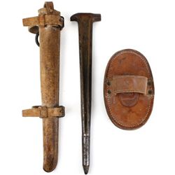 Collection of 2 includes very good US horse brush