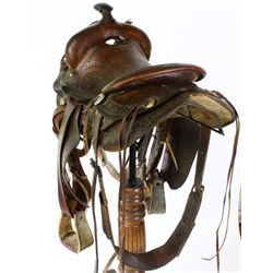 Duhamel stamped saddle Rapid City SD No. 505