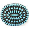 Image 1 : Fine Zuni sterling and petit point belt buckle