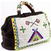 Image 1 : Doctors bag with applied bead panels