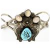 Image 2 : Navajo sterling silver bracelet set with
