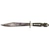 Image 1 : 19th C. horn handled clip point bowie knife