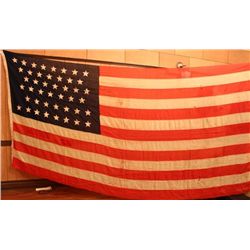 Large 7' X 14' - 44 star American flag 1891-1896
