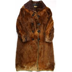 Early mans frontier hairon horse long coat