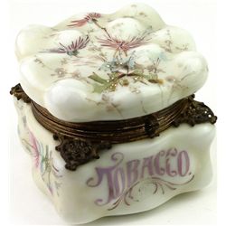 Beautiful C. 1895 Wave Crest tobacco box