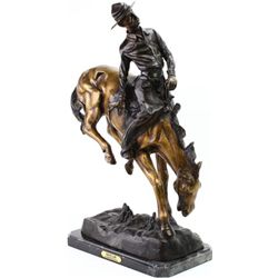 Restrike bronze "Outlaw" by Frederick Remington