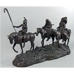 Restrike bronze "Coming Through the Rye"