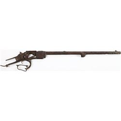 Relic Winchester 1873 rifle .22 cal. shortened