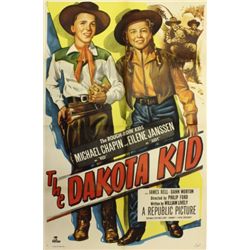 Original full sheet The Dakota Kid movie poster,