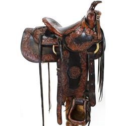 N Porter square skirt saddle with unique