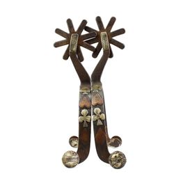 Single mount spurs stamped Boone