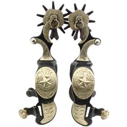 Unmarked State of Texas single mount spurs