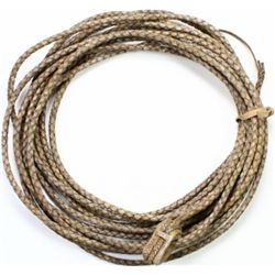 Large braided reata.