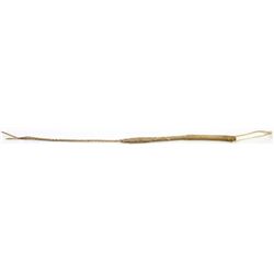 Braided rawhide quirt 42" long.