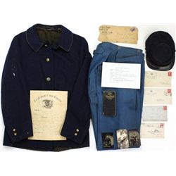 Civil war grouping belonging to Charles Yazel