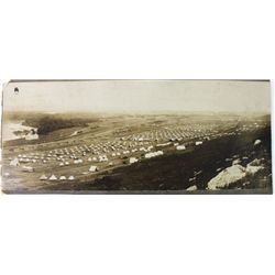 Original B&W photo of Fort Riley Kansas