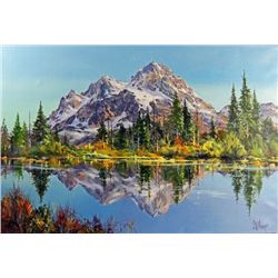 "Mountain Symphony" oil on canvas, 24" X 36",