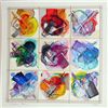 Image 1 : Calman Shemi, Flowers Kaleidoscope, Signed Serigraph
