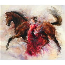 Gary Benfield, Mercedes Storm, Signed Canvas Print