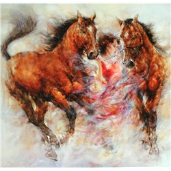 Gary Benfield, Spirit III, Signed Canvas Print