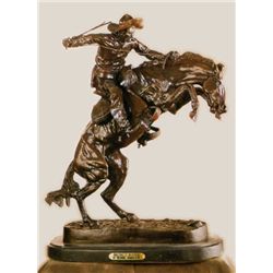 FREDERIC REMINGTON "BRONCO BUSTER" BRONZE STATUE