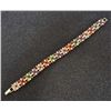 Image 2 : 14K GOLD FILLED MULTICOLOR AAA SWISS CRYSTAL BRACELET
