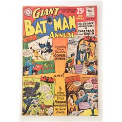1962-3 GIANT BATMAN ANNUAL NO 4 COMIC BOOK -25 CENT CVR