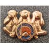 Image 1 : RARE 1940 NEW YORK WORLDS FAIR MONKEY SLIDE PIN