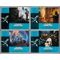 SET OF 4 1978 "BATTLESTAR GALLACTICA" MOVIE LOBBY CARDS