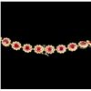 Image 3 : 14K GOLD RUBY & DIAMOND LADIES NECKLACE