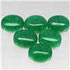 Image 1 : LOT OF 15.46 CTS. OF GREEN CHINA JADE - 6 PCS